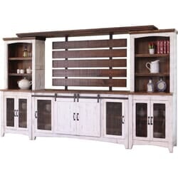 Puebla White Wash Entertainment Center Puebla White Wash Entertainment Center