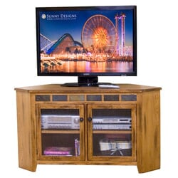 Arizona Rustic Corner Oak TV Stand Arizona Rustic Corner Oak TV Stand