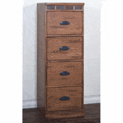 Arizona Rustic Oak File Cabinet 4 Drawers Arizona Rustic Oak File Cabinet 4 Drawers