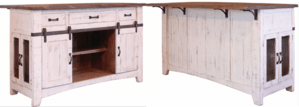 Puebla Rustic White Wash Kitchen Island Puebla Rustic White Wash Kitchen Island