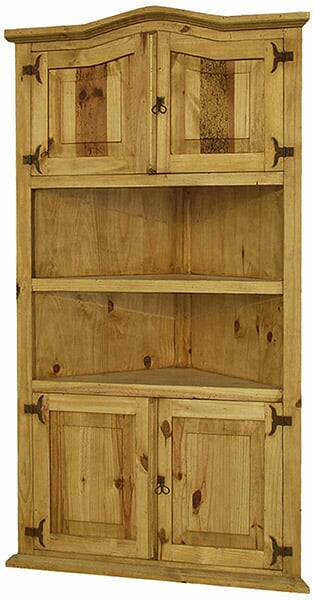 Rustic Corner Cabinet