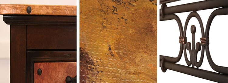 Cordoba Copper Table Top Set Cordoba Copper Table Top Set