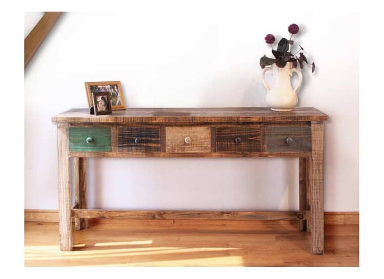 Antique Painted Console or Sofa Table, Painted Sofa Table