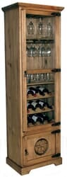Rivera Rustic Wine Cabinet W/ Star Rivera Rustic Wine Cabinet W/ Star