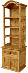 Laredo Pine Wood Curio Cabinet Laredo Pine Wood Curio Cabinet